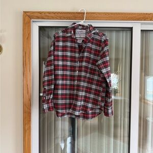 Frank & Eileen “Eileen” Red, White and Black Plaid Button-Up Shirt